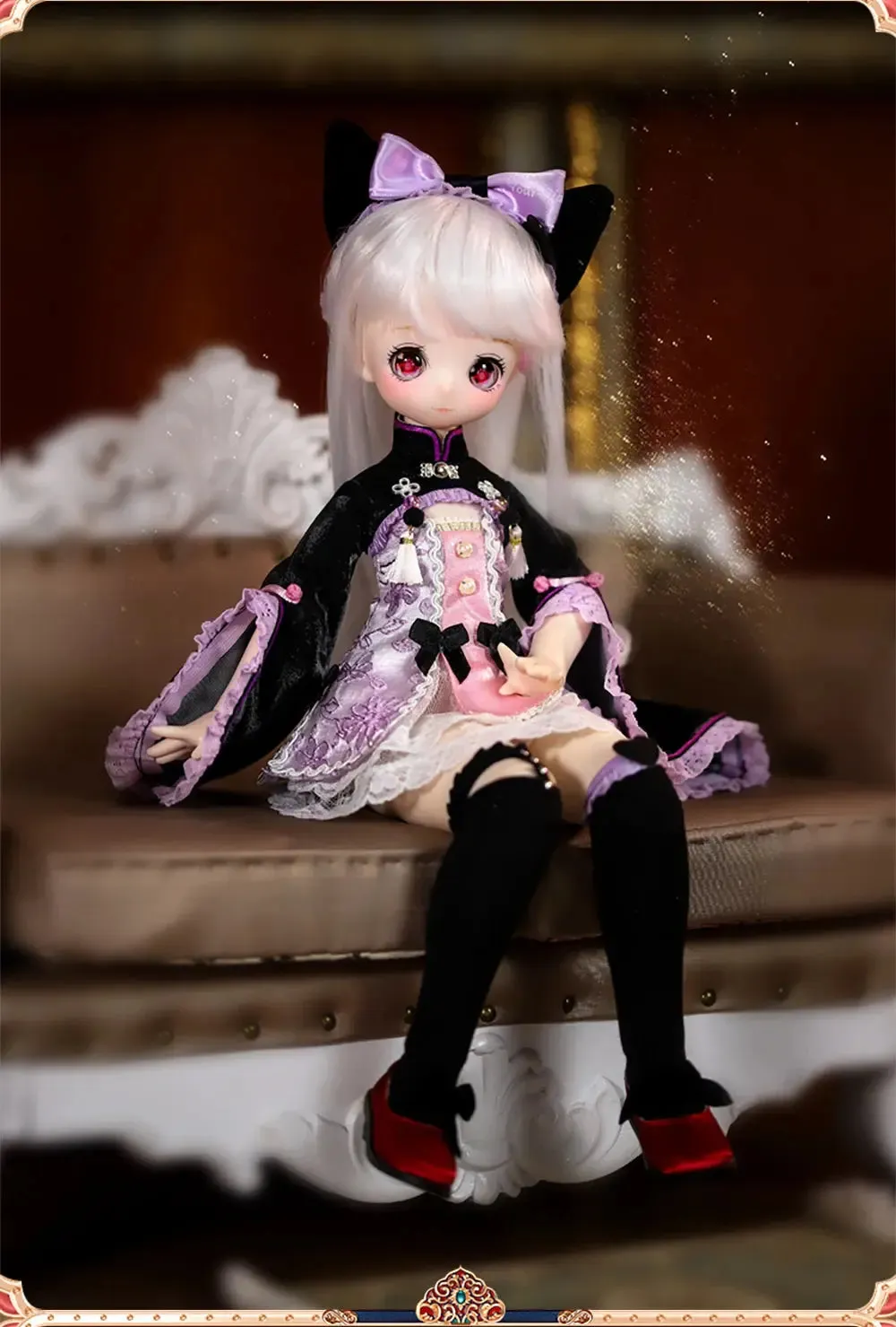 ICY DBS 1/4 Dream Fairy Chinese Hibiscus Doll – 40cm SD Anime Toy with Mechanical Joints & Official Makeup