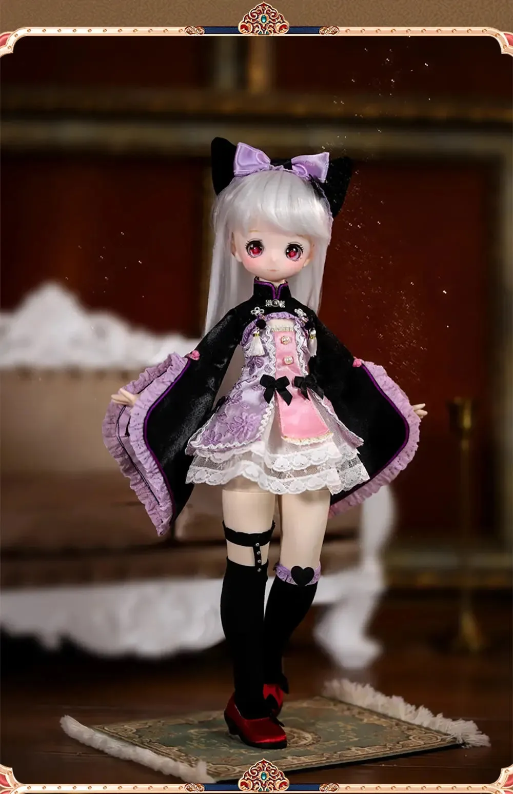 ICY DBS 1/4 Dream Fairy Chinese Hibiscus Doll – 40cm SD Anime Toy with Mechanical Joints & Official Makeup