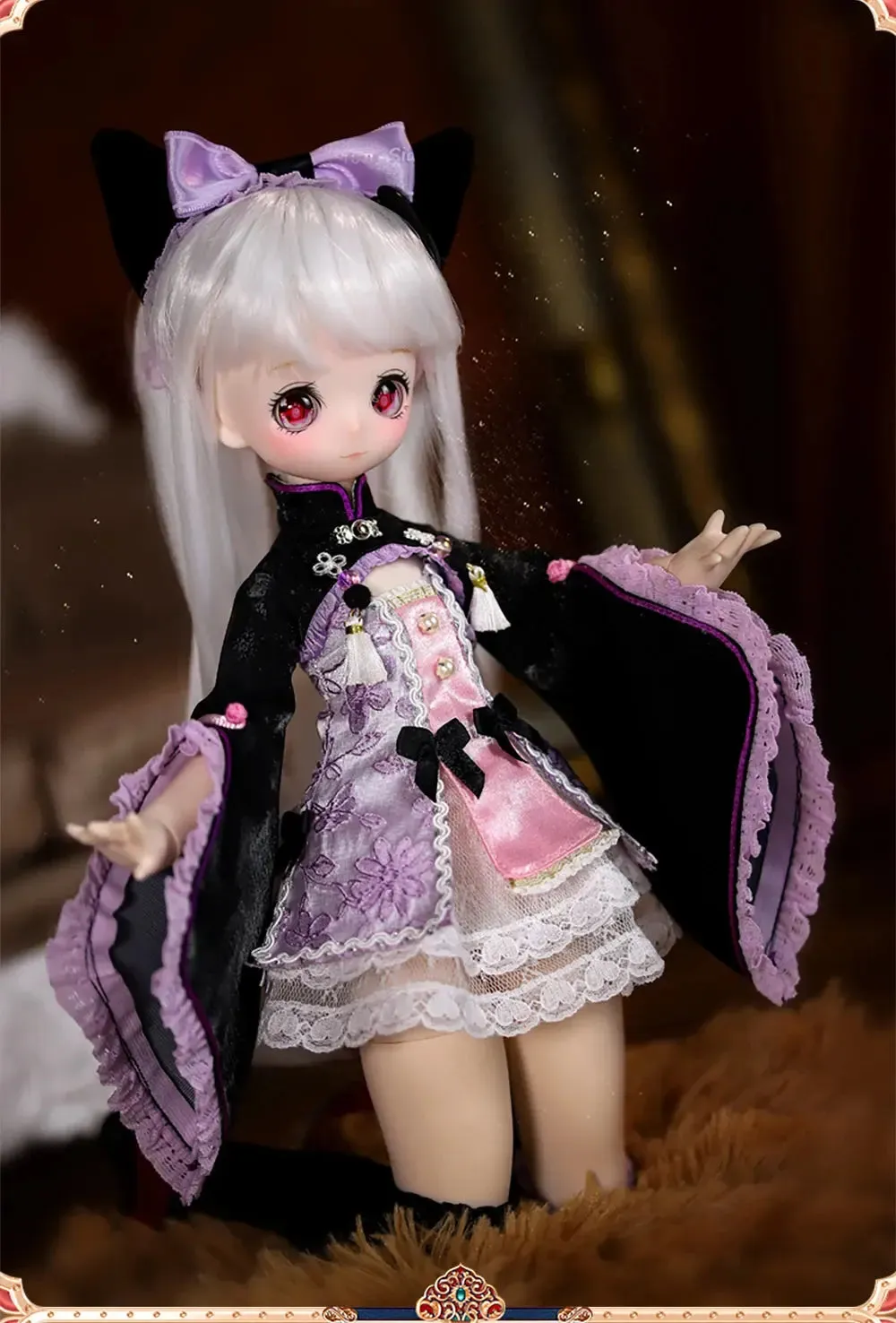 ICY DBS 1/4 Dream Fairy Chinese Hibiscus Doll – 40cm SD Anime Toy with Mechanical Joints & Official Makeup