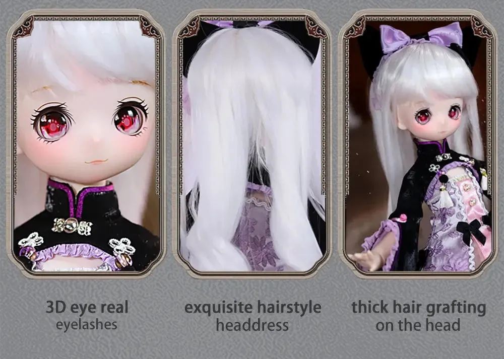 ICY DBS 1/4 Dream Fairy Chinese Hibiscus Doll – 40cm SD Anime Toy with Mechanical Joints & Official Makeup