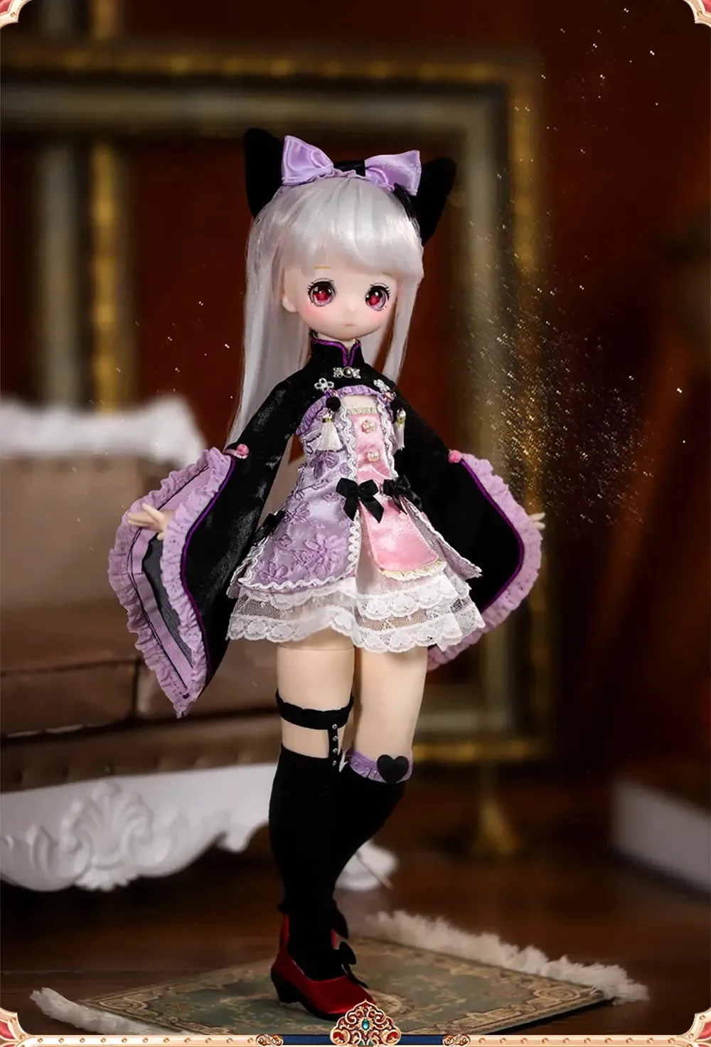 ICY DBS 1/4 Dream Fairy Chinese Hibiscus Doll – 40cm SD Anime Toy with Mechanical Joints & Official Makeup