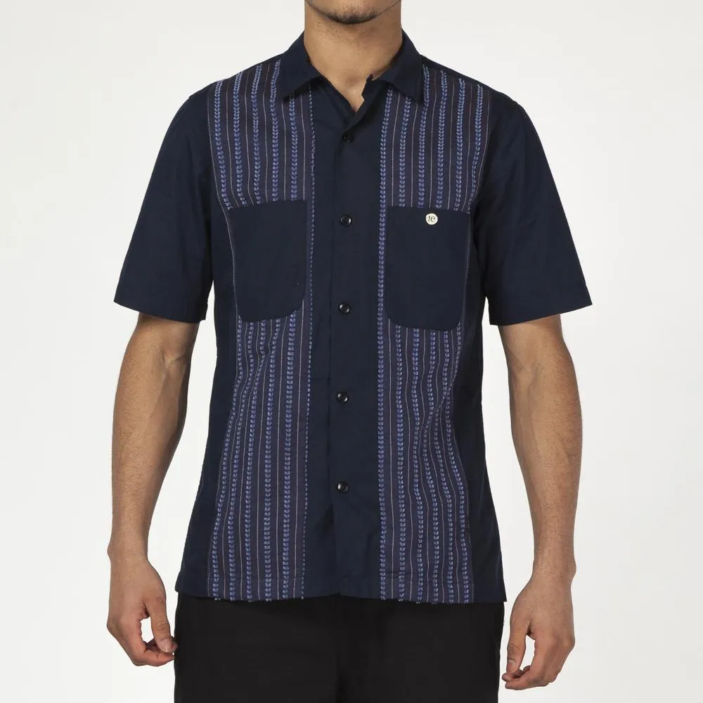 {ie Camp Shirt Navy / Navy