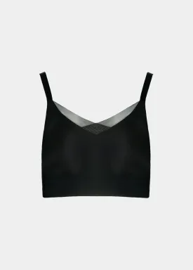 Invisible Edge Bra w. Mesh Cut-out Detail
