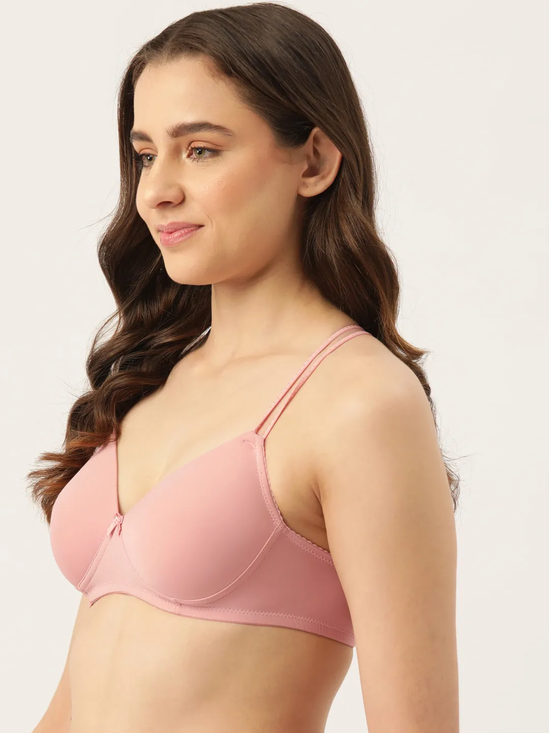 Leading Lady Women's Solid Lightly Padded Women T-Shirt Bra BRA-4072-1