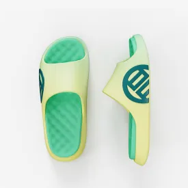 LUXIAOJUN Sports Slides - Yellow & Green