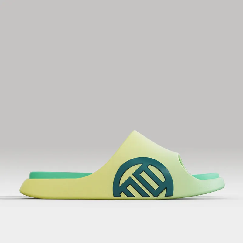 LUXIAOJUN Sports Slides - Yellow & Green