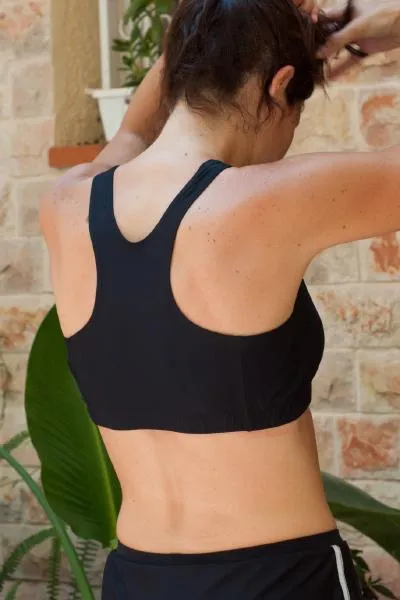 Mastectomy Racer Back Swim & Sports Bra