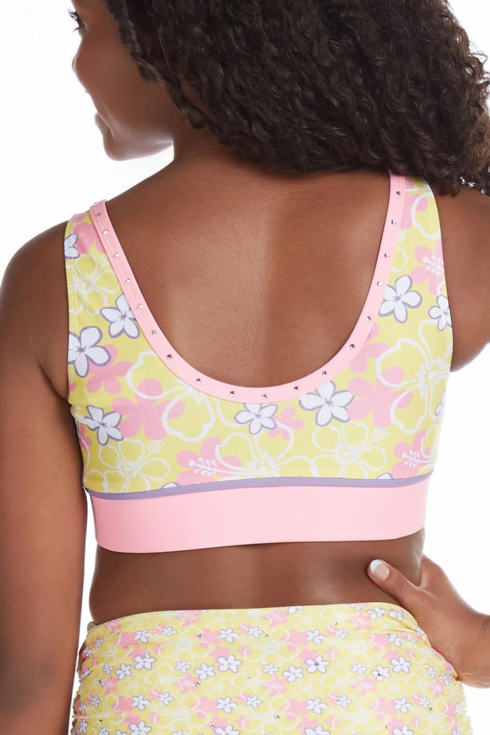 Maui Sports Bra in Floral Fling