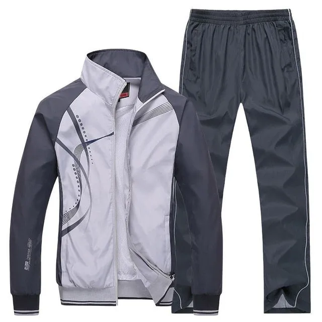 Men 2 Pieces Tracksuit Set