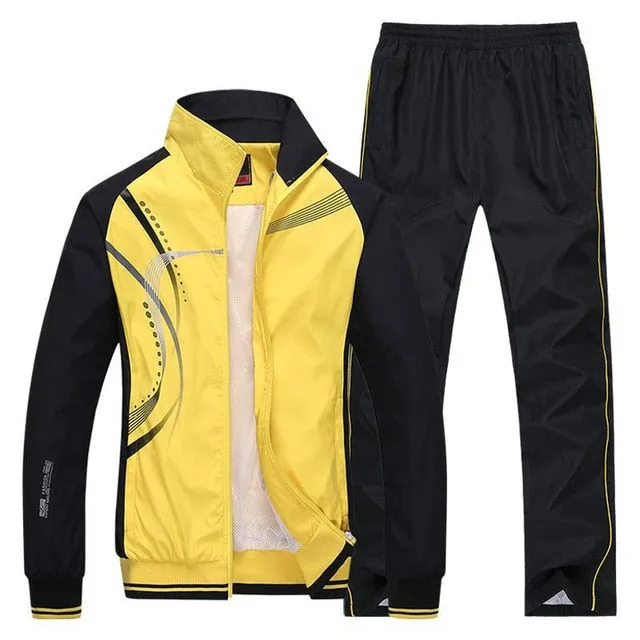 Men 2 Pieces Tracksuit Set