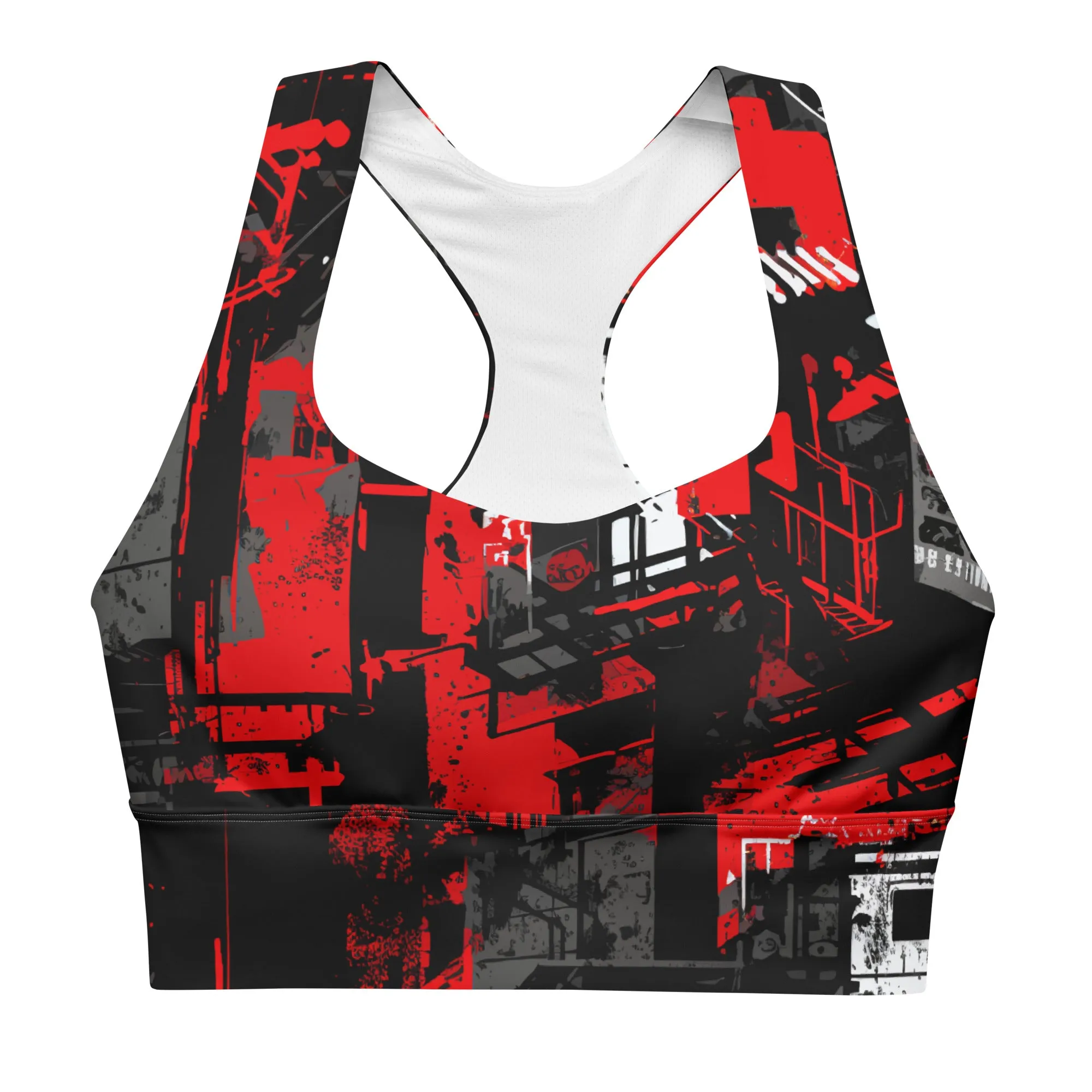 Mile After Mile - Urban Decay 001 Longline Racer Back Sports Bra