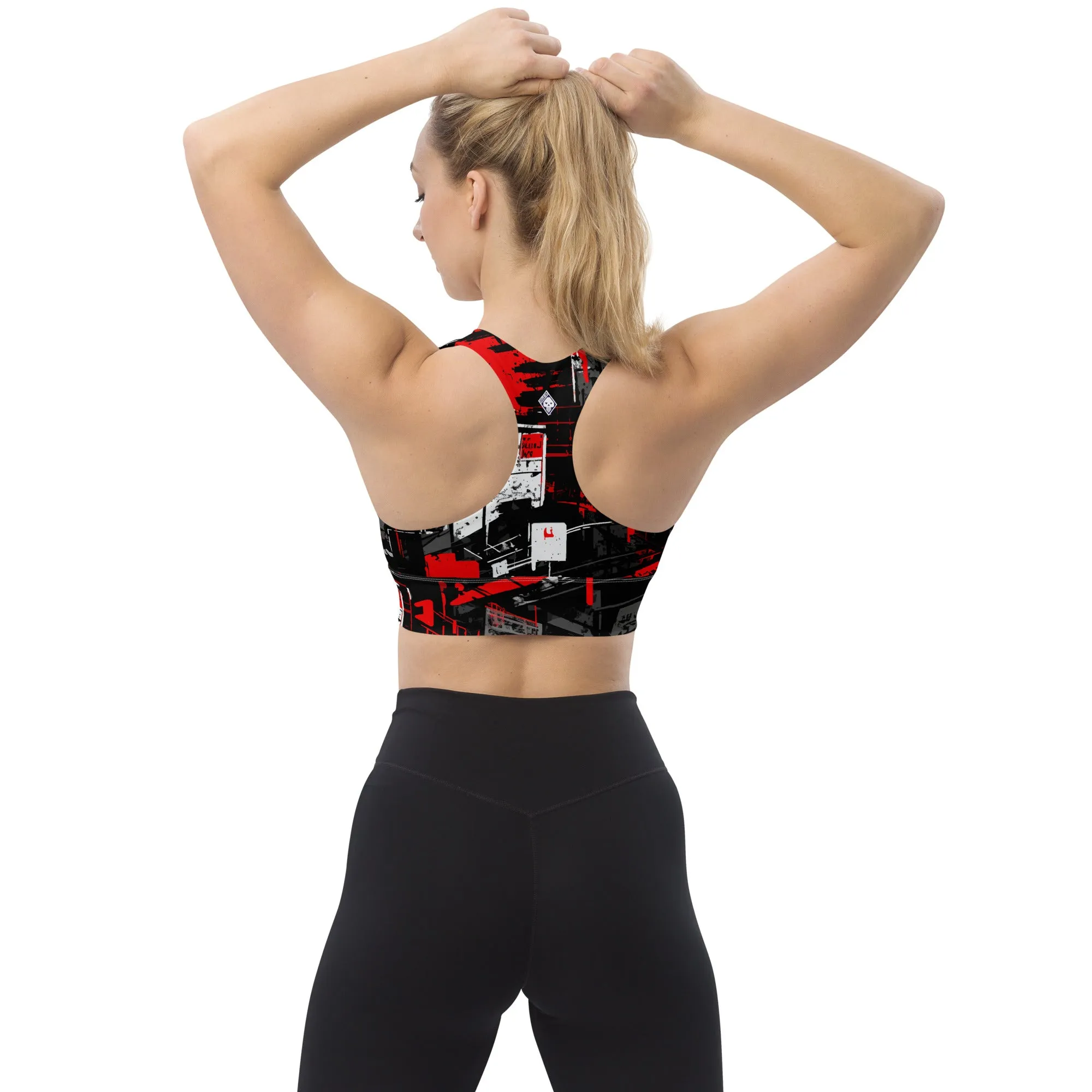 Mile After Mile - Urban Decay 001 Longline Racer Back Sports Bra