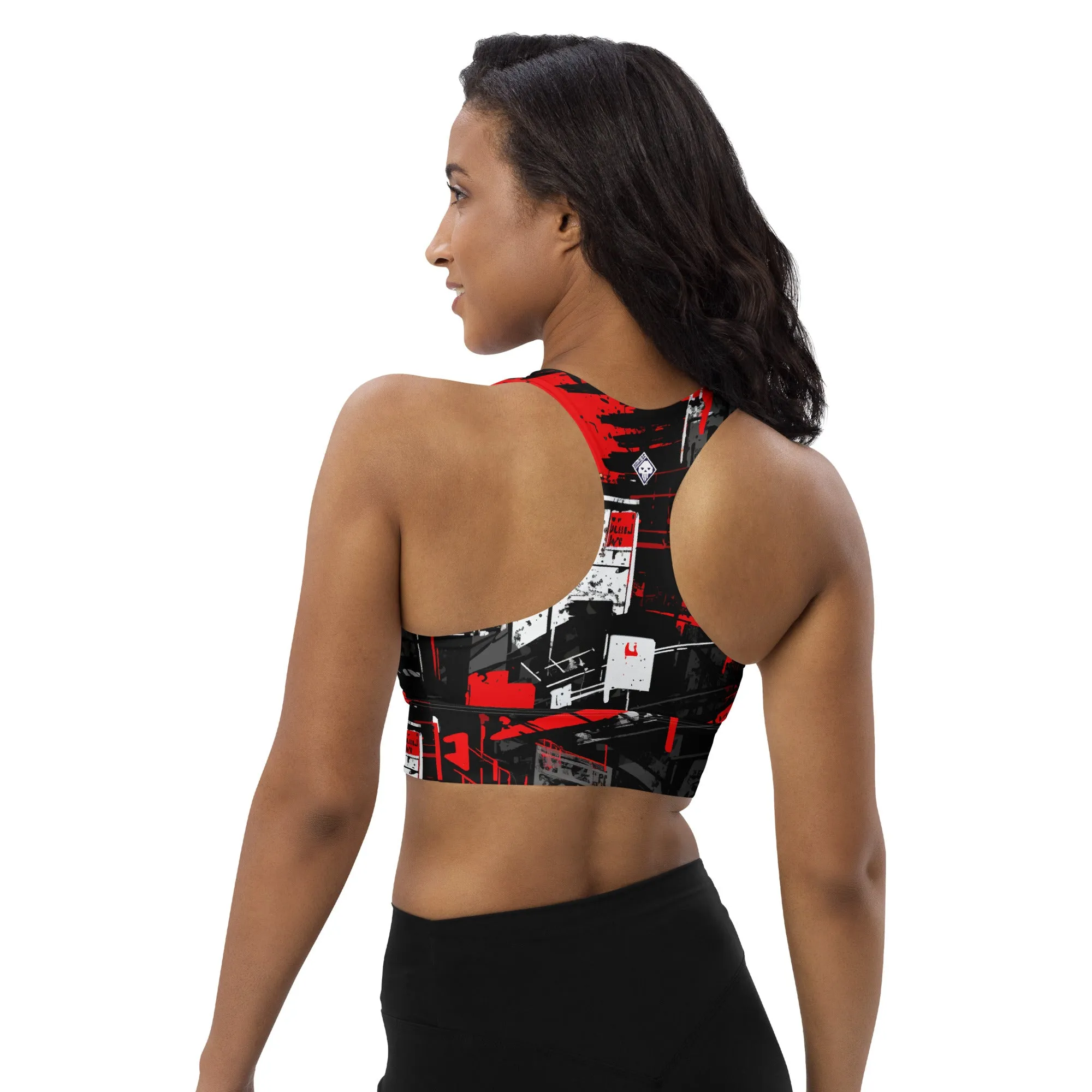 Mile After Mile - Urban Decay 001 Longline Racer Back Sports Bra