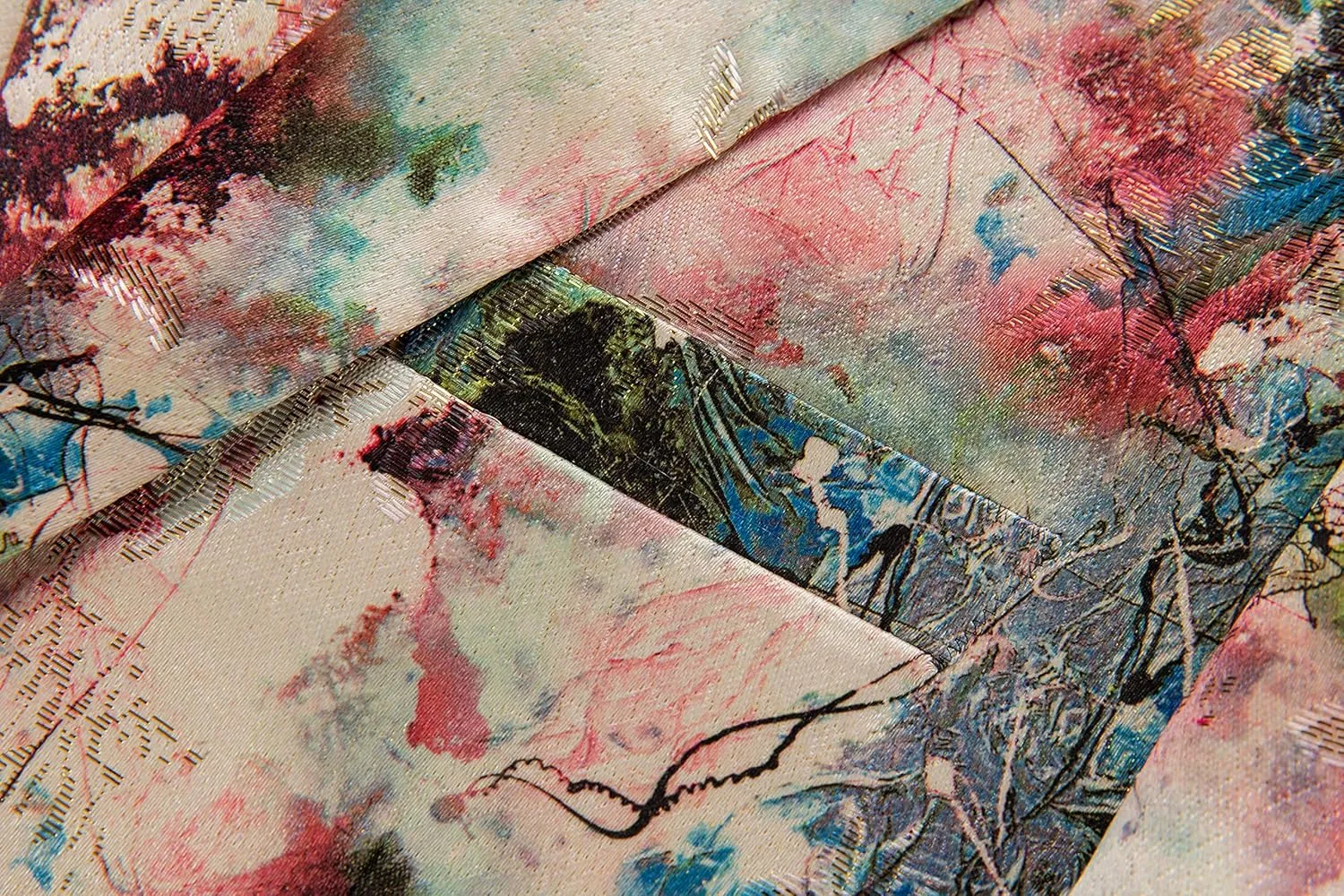 MOGU Mens Blazer Fashion Floral Casual Sports Coat Slim Fit Suit Jacket