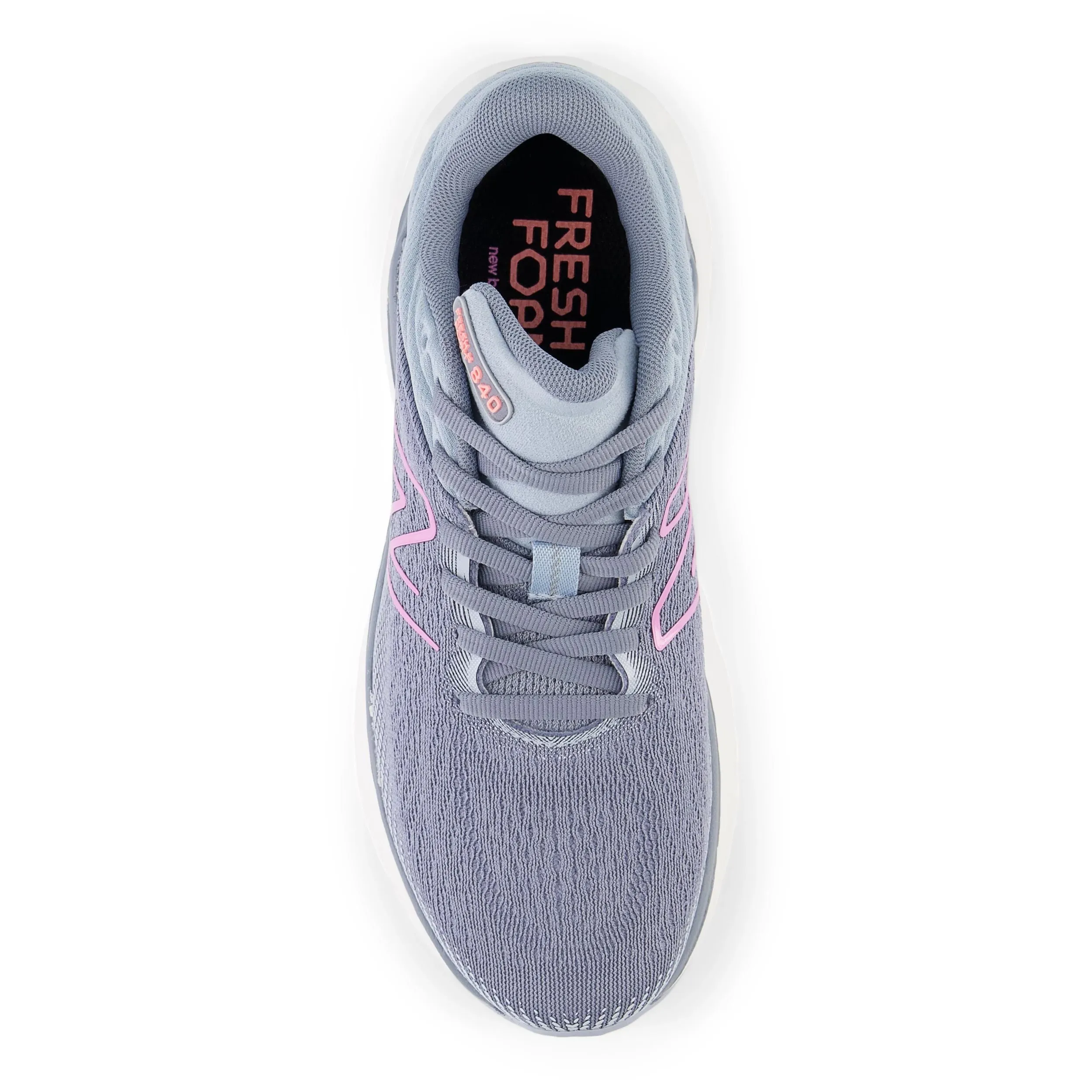 New Balance Women's Fresh Foam 840 in Arctic grey with Raspberry