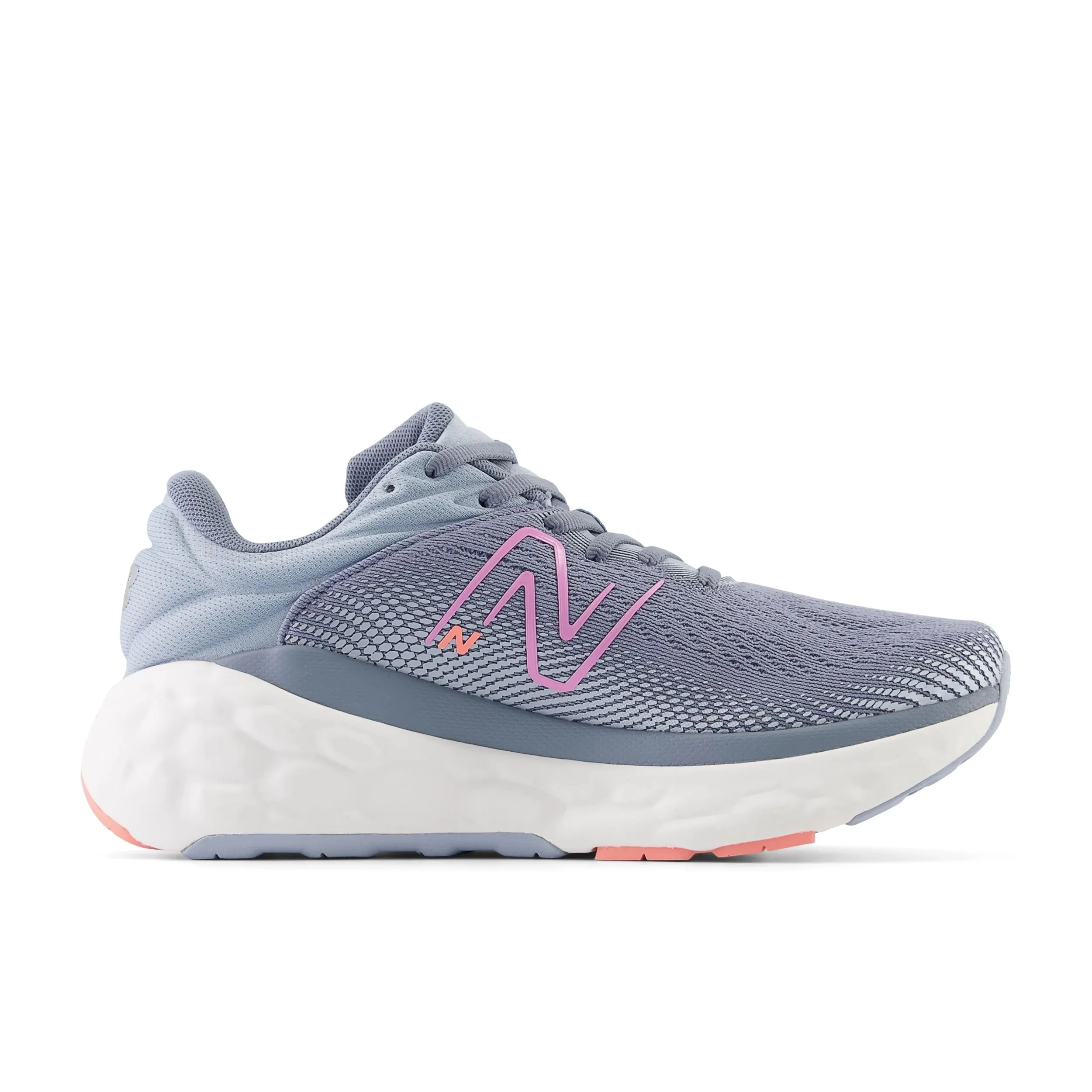 New Balance Women's Fresh Foam 840 in Arctic grey with Raspberry