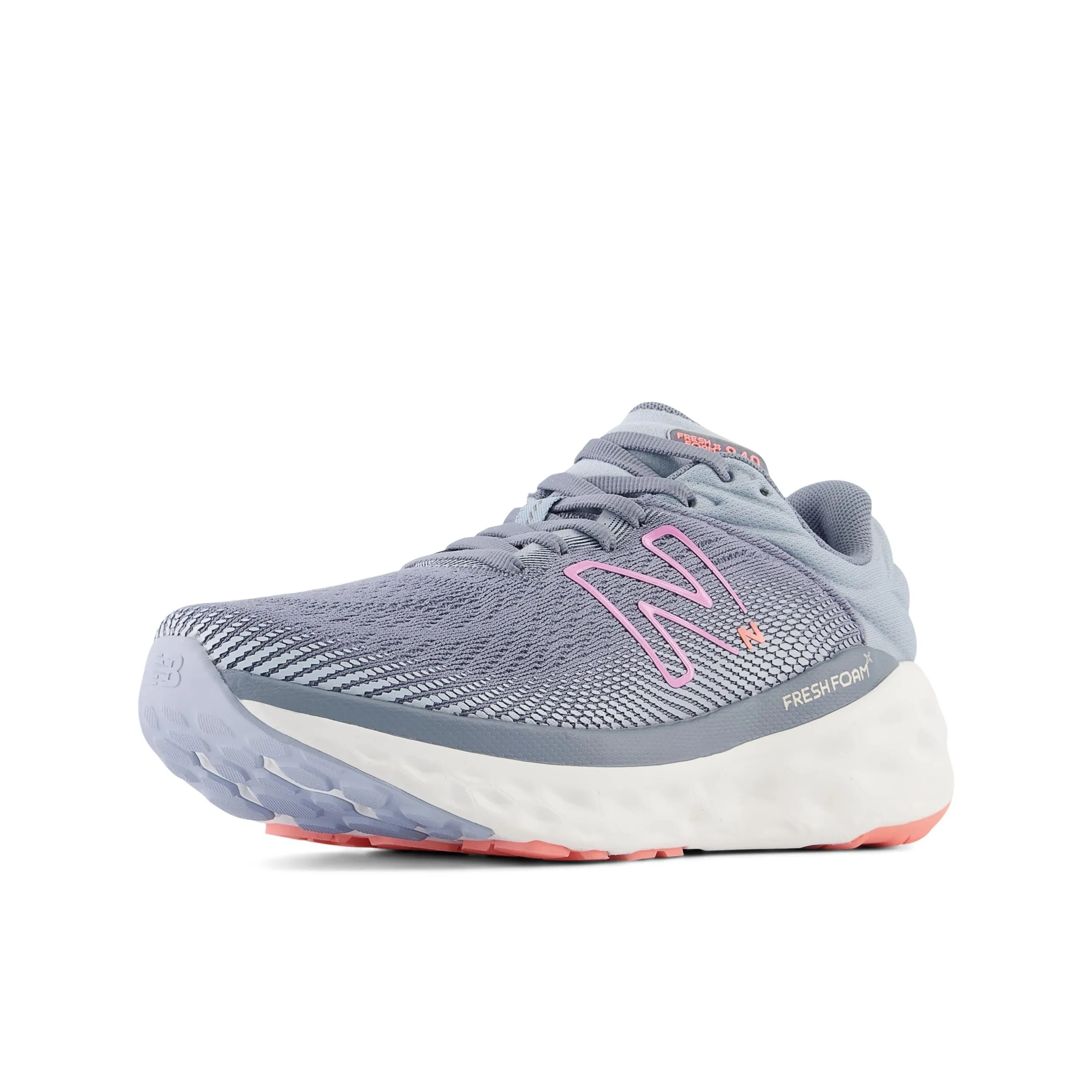 New Balance Women's Fresh Foam 840 in Arctic grey with Raspberry