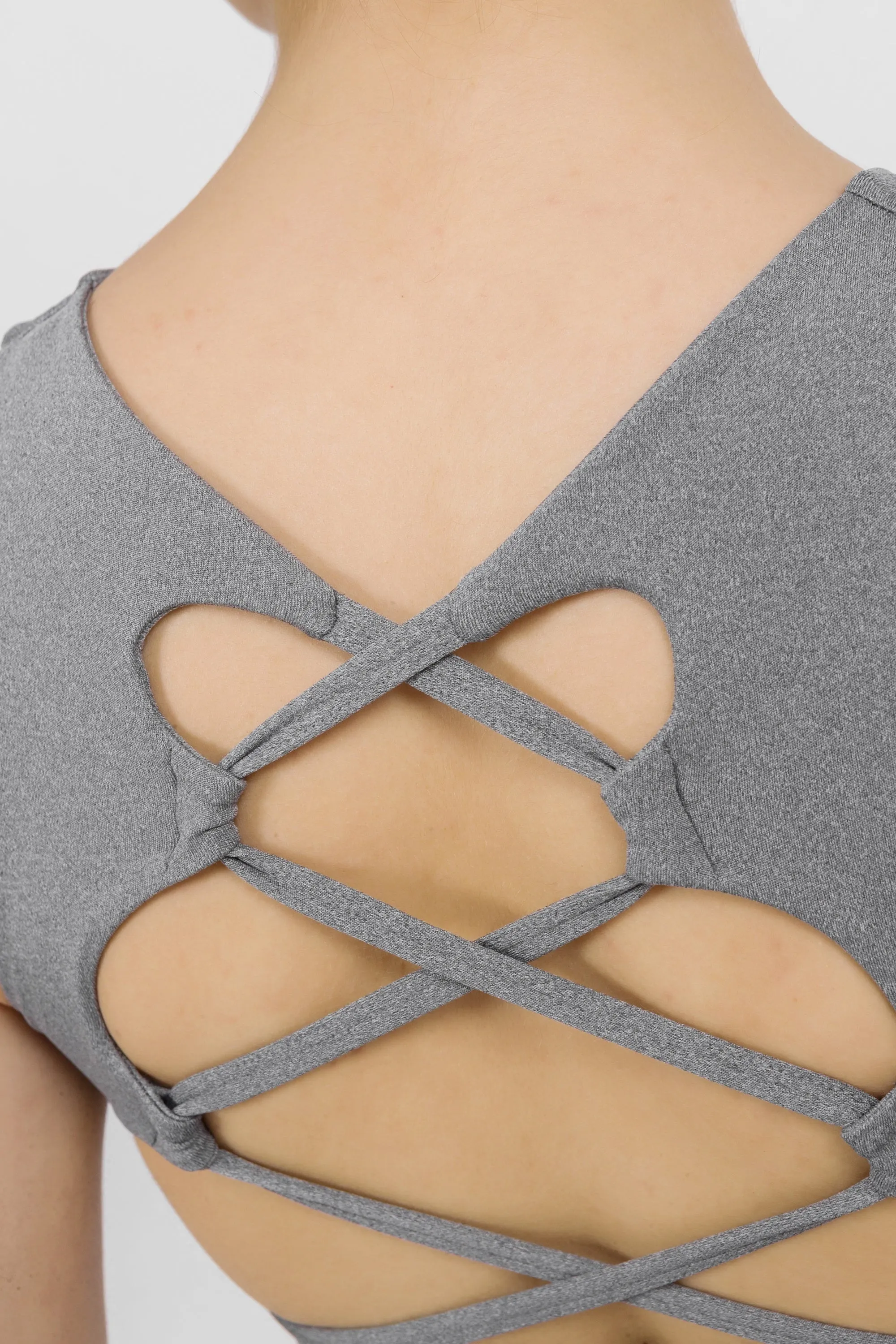 Open Back Sports Bra