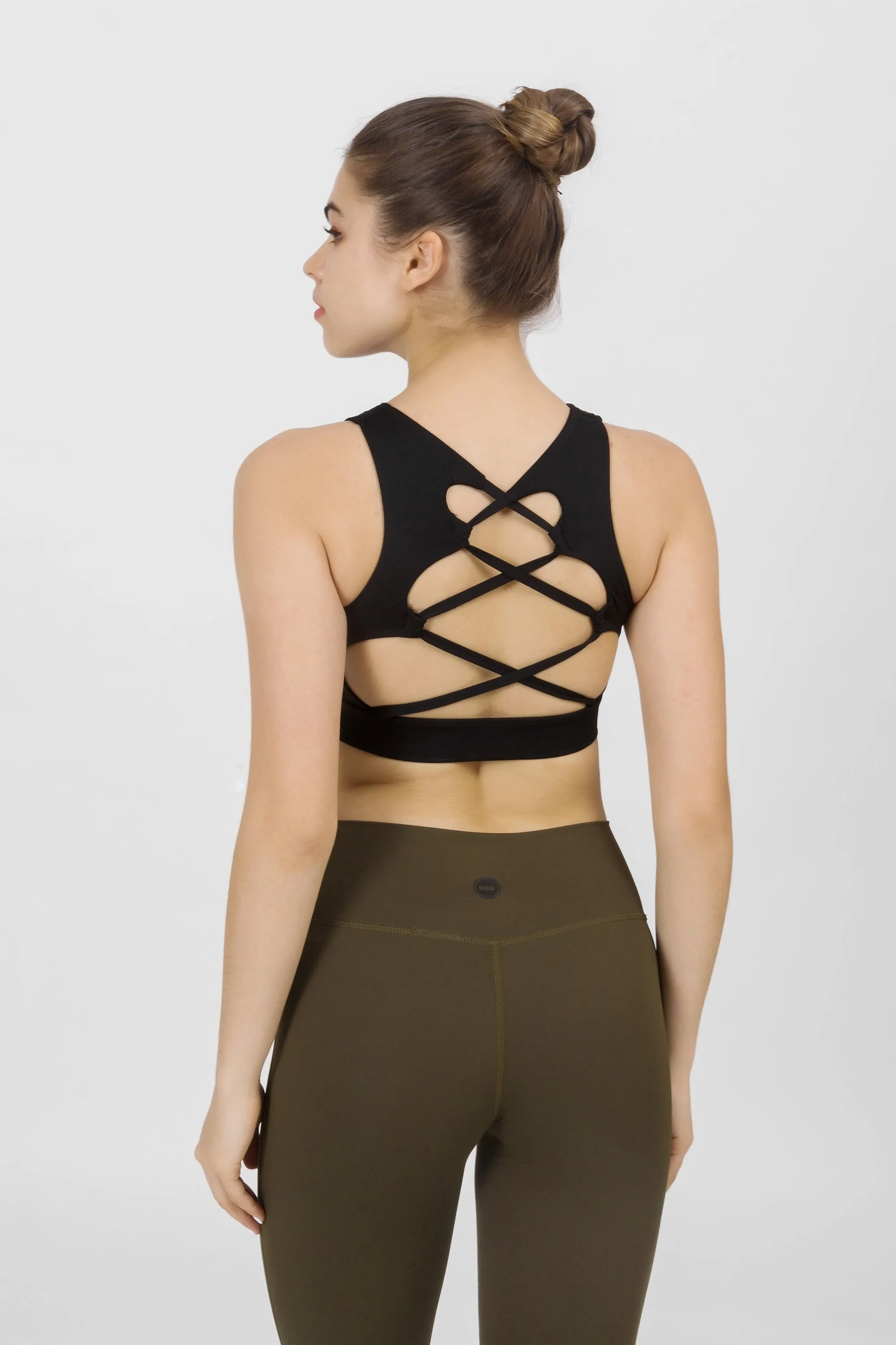 Open Back Sports Bra