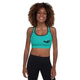 Padded Sports Bra For Veronica Leporanico - Green
