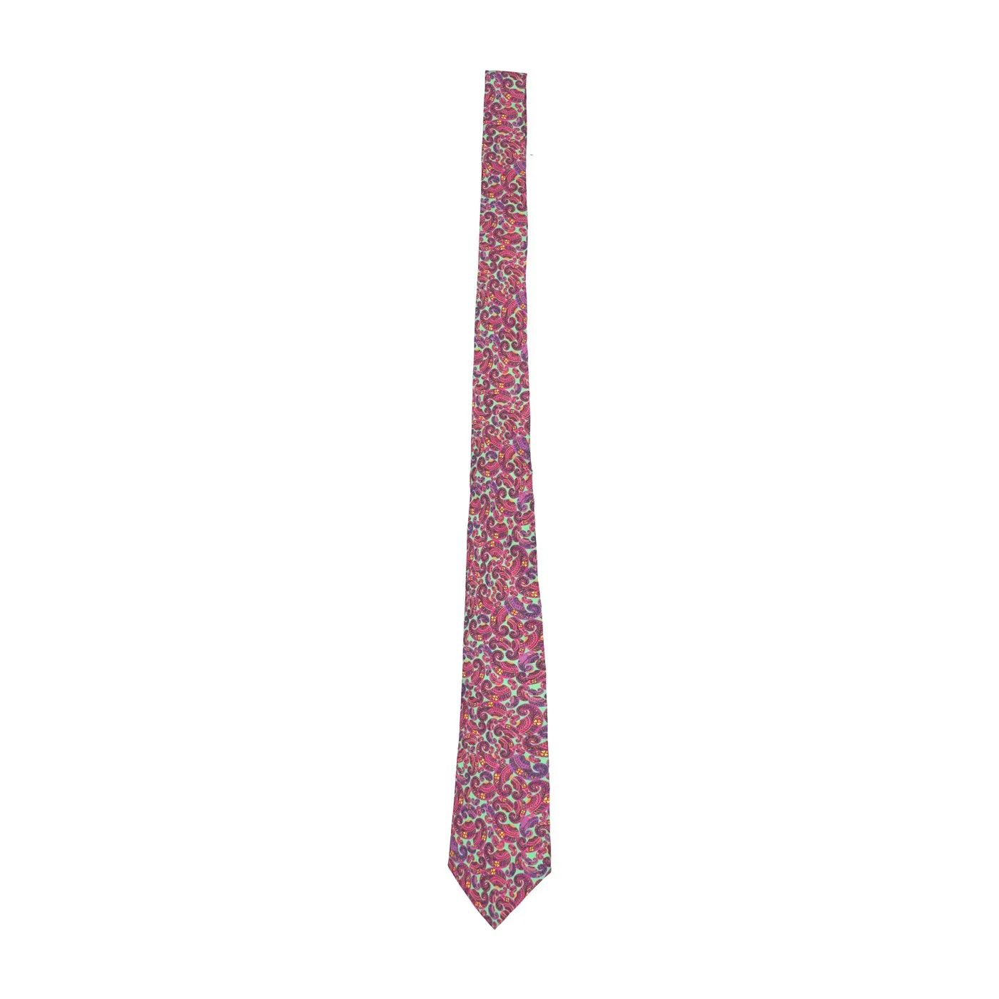 Pink Silk Printed Tie