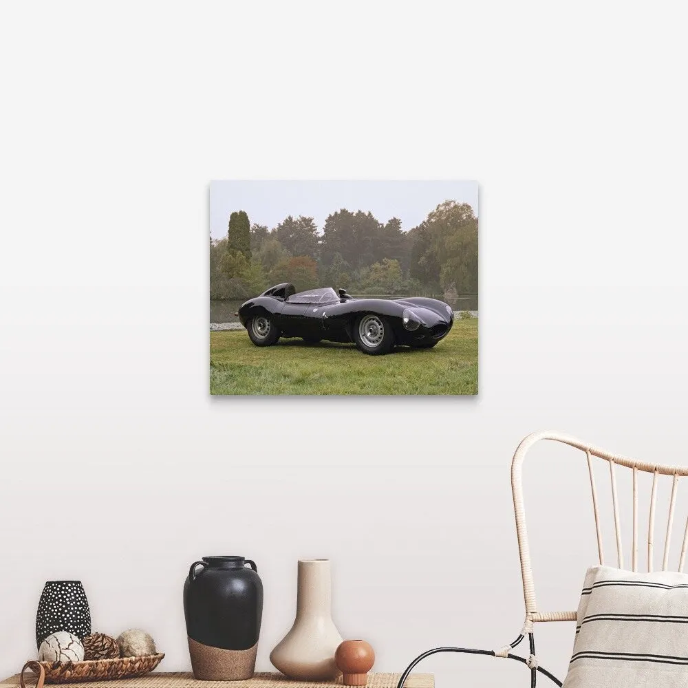 "1958 Jaguar D-Type 3.8 litre sports racing 2-seater. Country of origin United" Canvas Wall Art