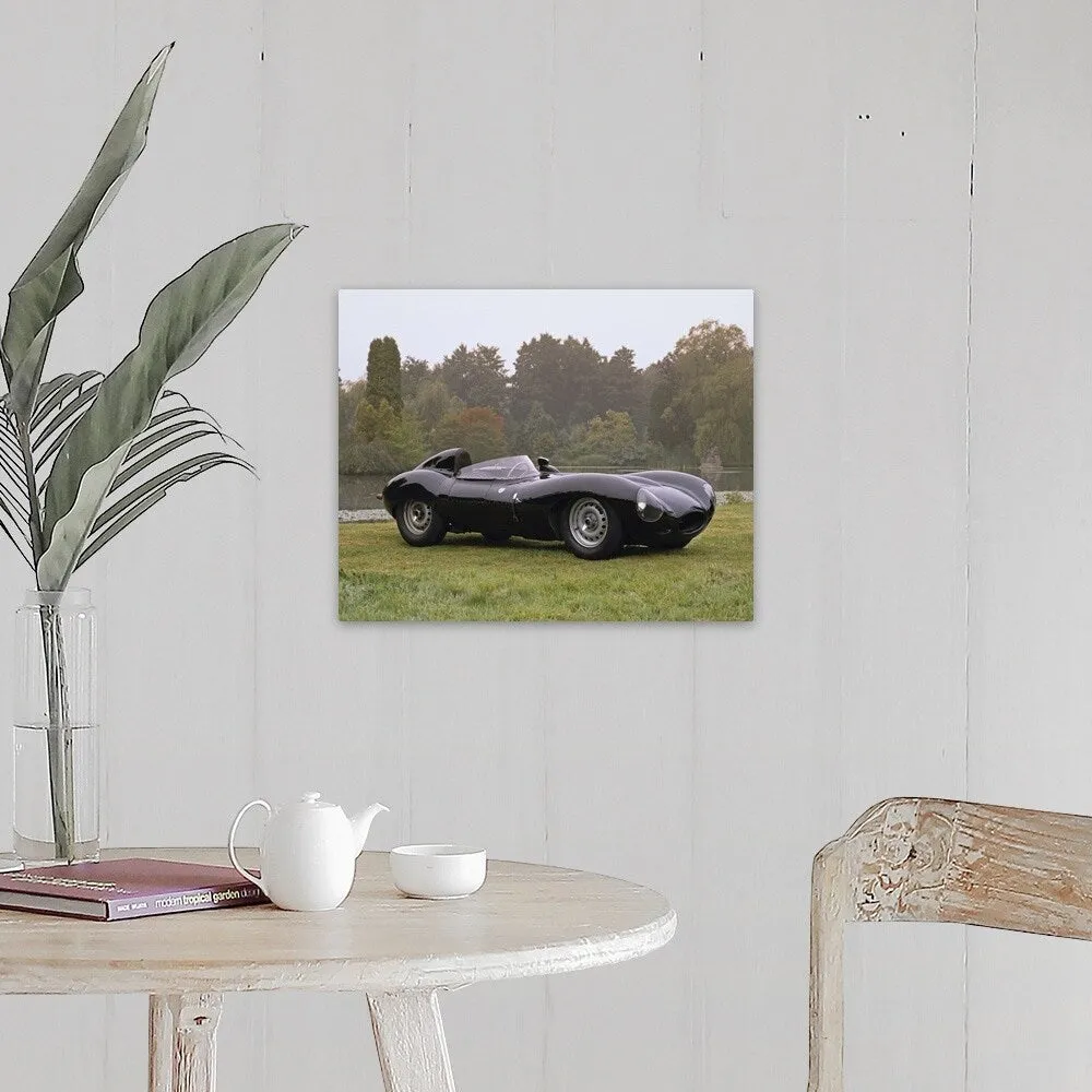 "1958 Jaguar D-Type 3.8 litre sports racing 2-seater. Country of origin United" Canvas Wall Art