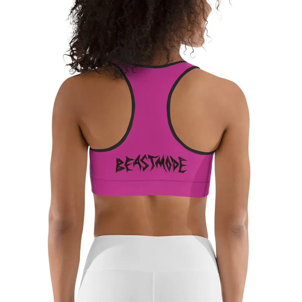 "Strength/Beastmode" by R. Pittman - Sports bra