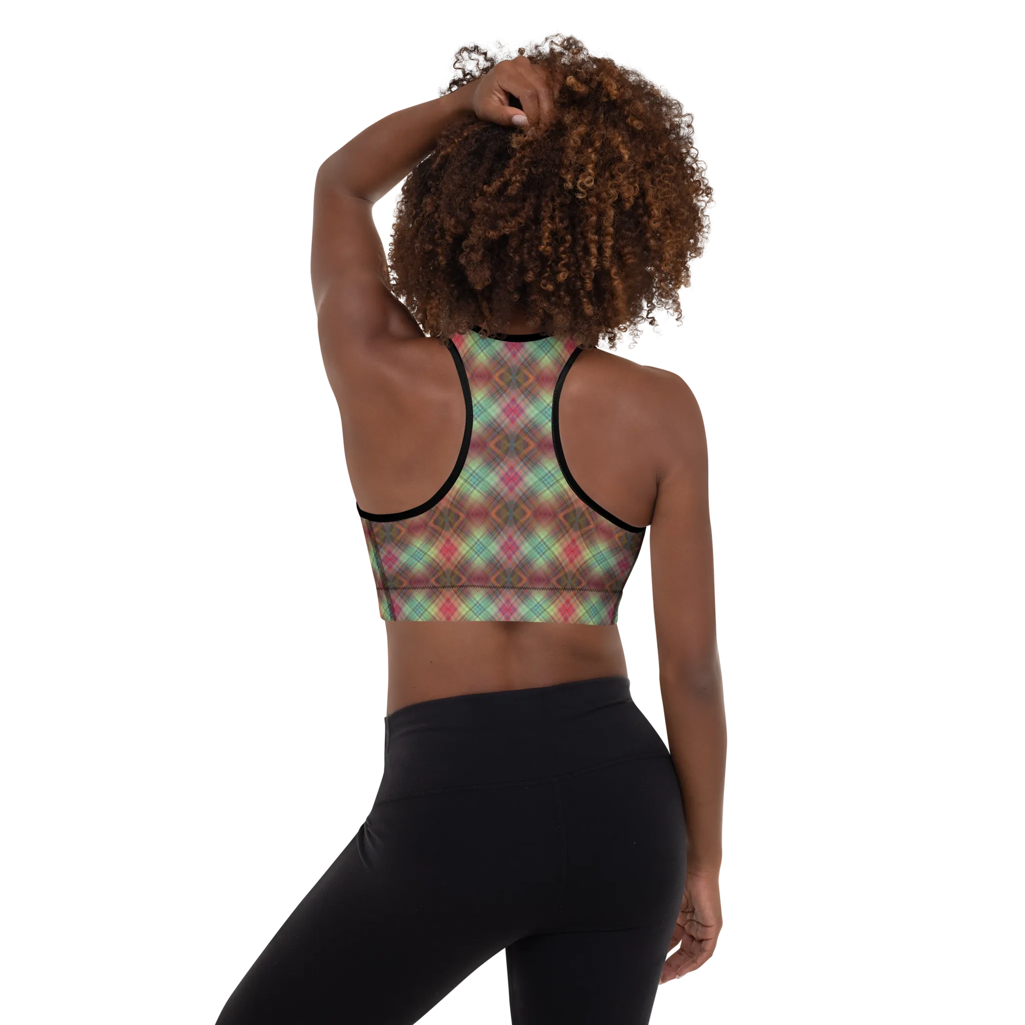 Recursia Argyle Rewired I Padded Sports Bra