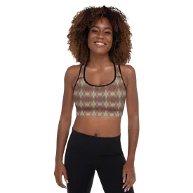 Recursia Argyle Rewired II Padded Sports Bra