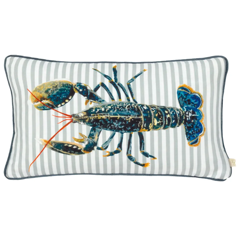 Salcombe Lobster Piped Cushion Multicolour