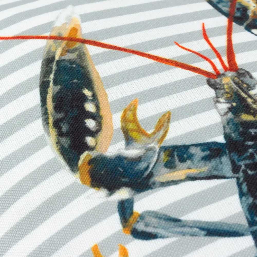 Salcombe Lobster Piped Cushion Multicolour