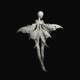 Shuga Fairy 1/3 BJD Doll | Fienda Laney with Face-Up | Jointed Resin Doll | Wings Included | Ideal Birthday Gift for Girls