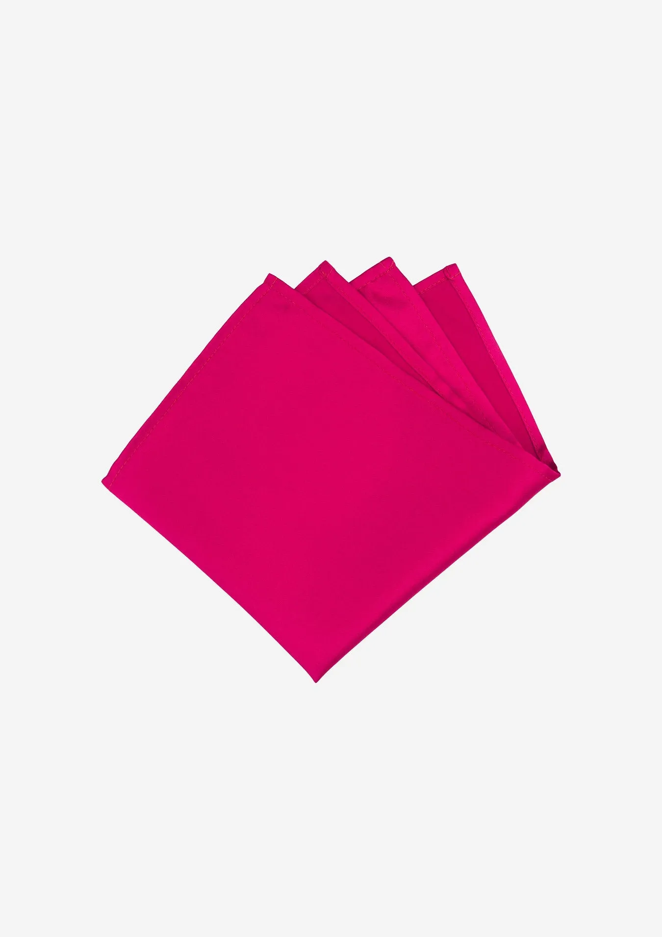 Silk Satin Ruby Pocket Square