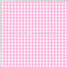 Spandex Gingham Light Pink