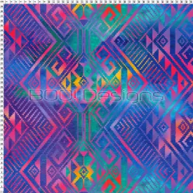Spandex Ikat Tie Dye