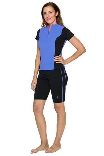 Sport & Swim Athletic Zip Top - Chlorine Proof