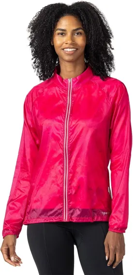 Terry Mistral Packable Womens Running Cycling Jacket Semi-Fitted Lightweight Reflective Windproof Soft Shell Windbreaker
