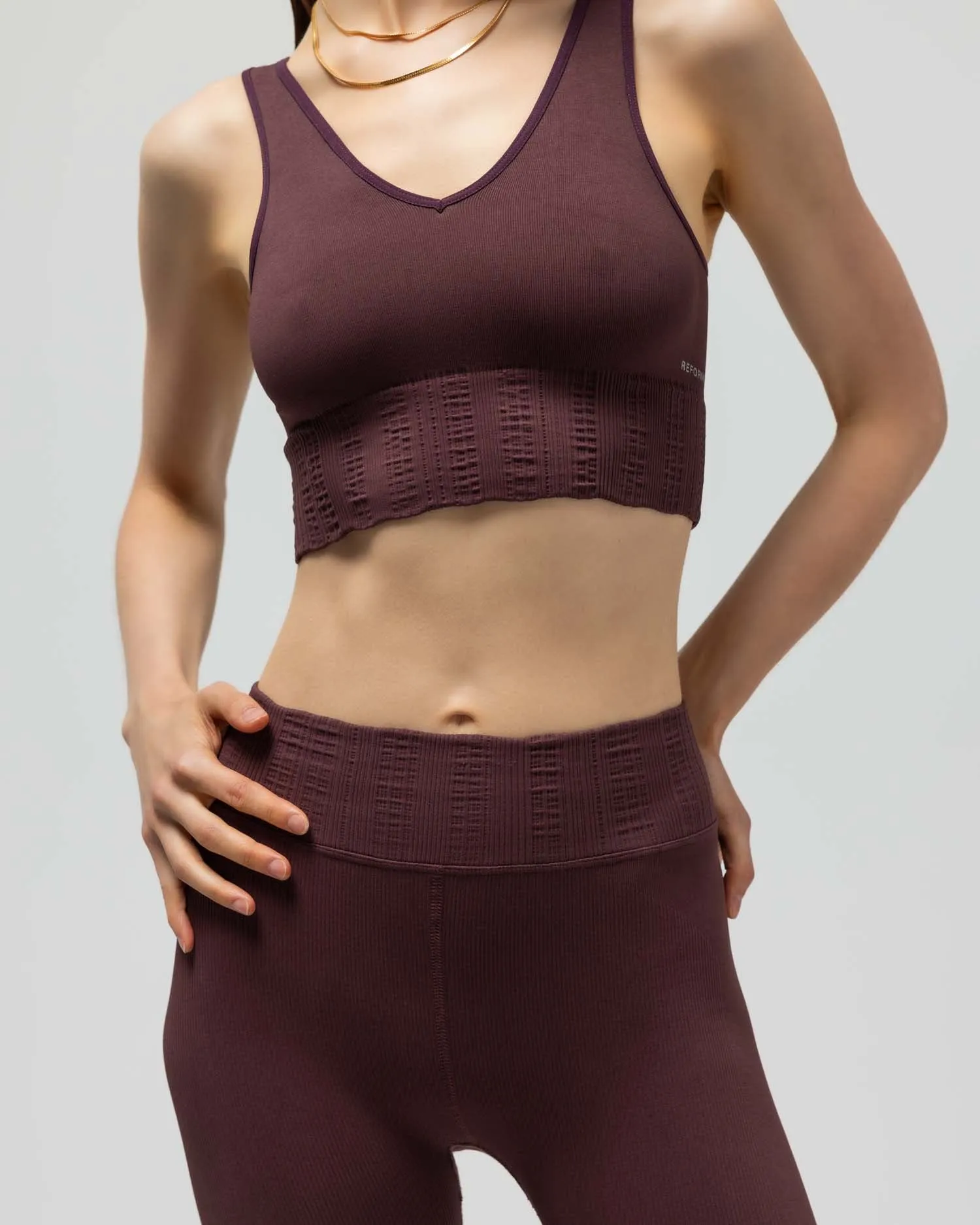 THE V-NECK SPORTS BRA
