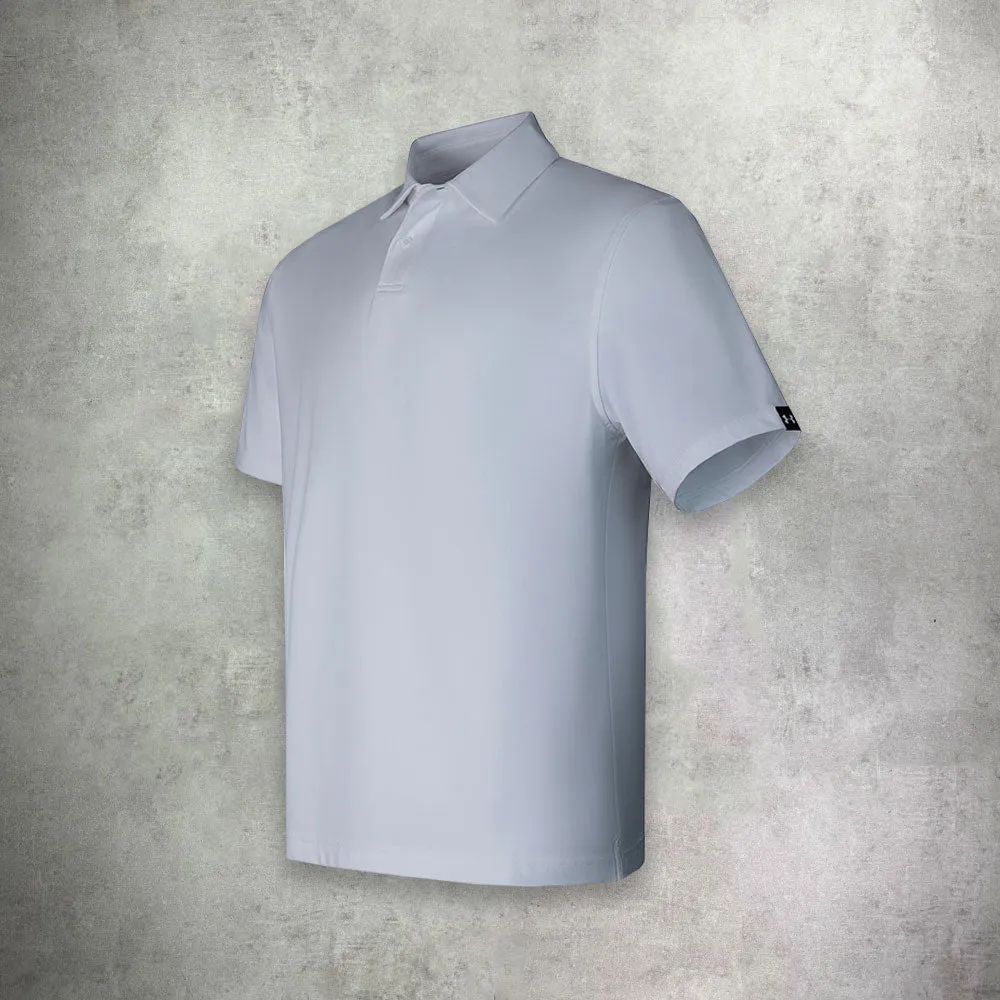 Under Armour TG2 Logo Polo White