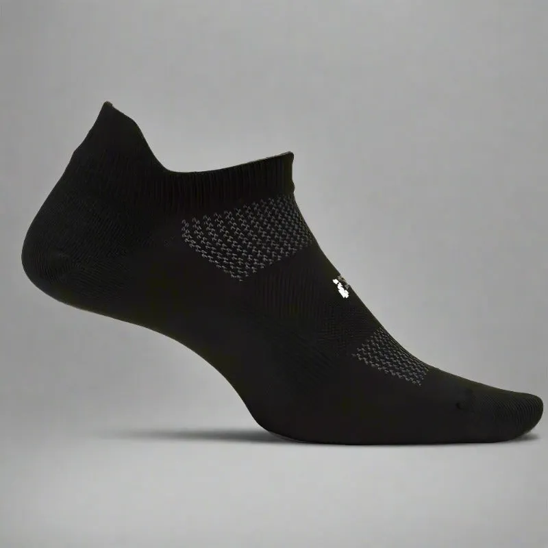 Unisex Elite Light Cushion No Show Tab 23 - Black