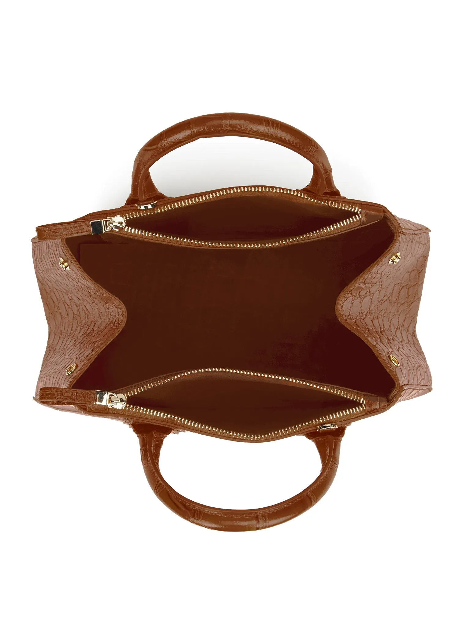 Vera Croco 14" - Camel Brown