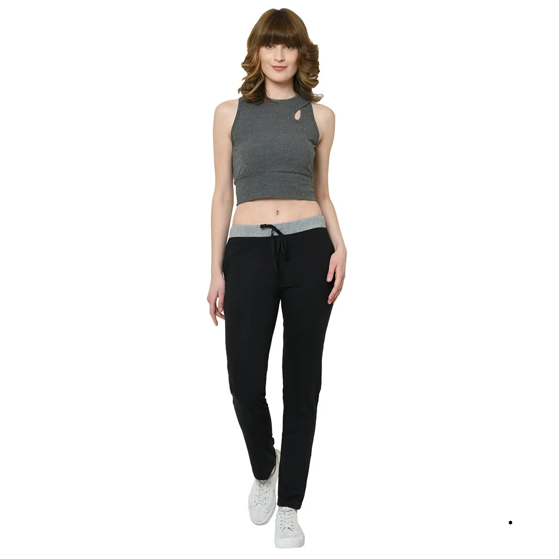 Vimal Jonney Black Trackpant For Women's