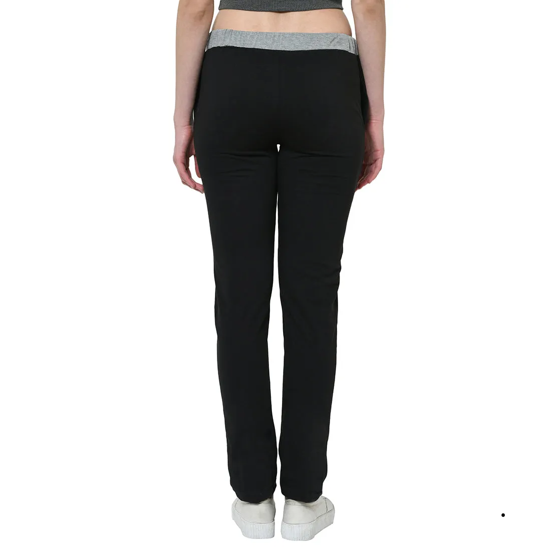 Vimal Jonney Black Trackpant For Women's