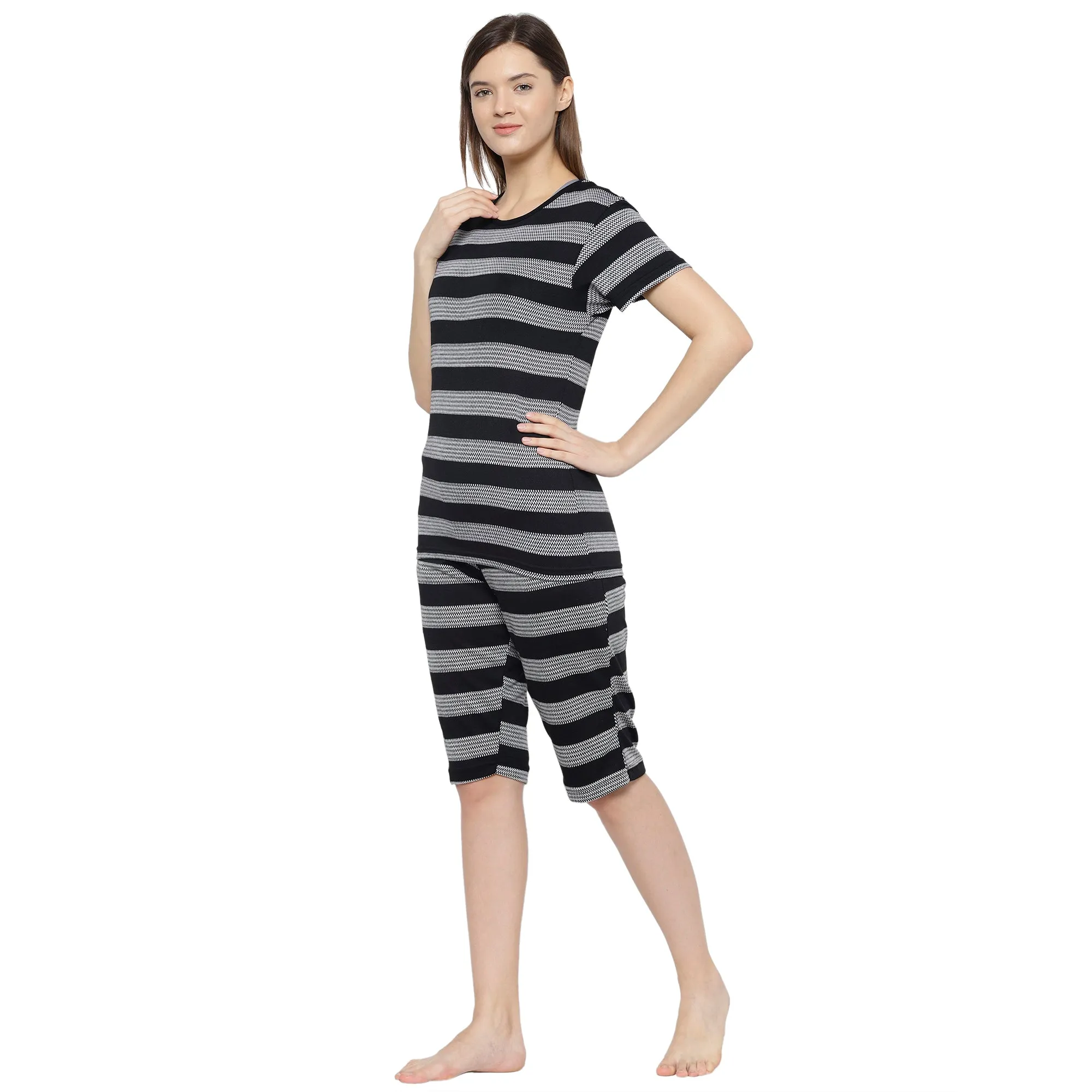 Vimal Jonney Black Women's Night Suit