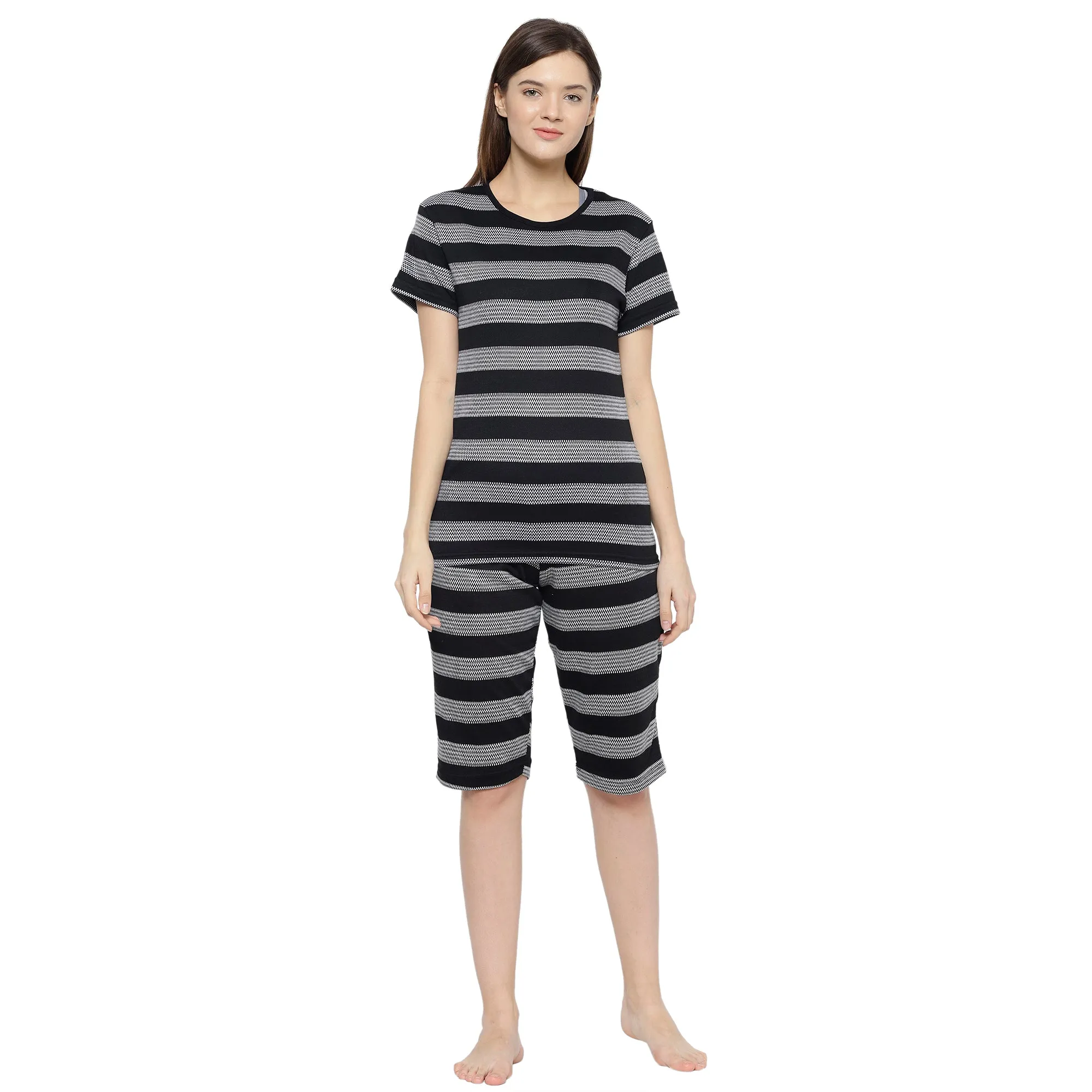 Vimal Jonney Black Women's Night Suit