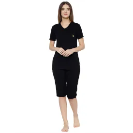 Vimal Jonney Black Women's Night Suit