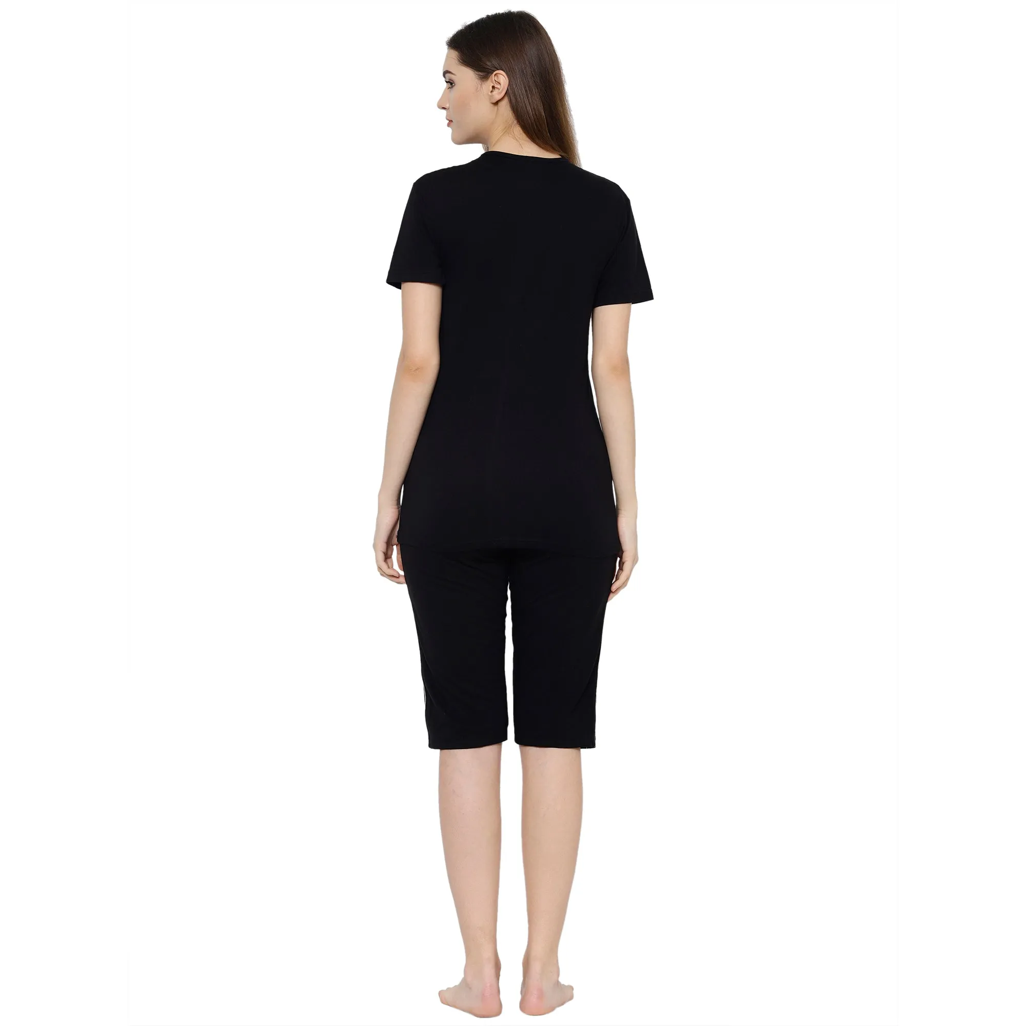 Vimal Jonney Black Women's Night Suit