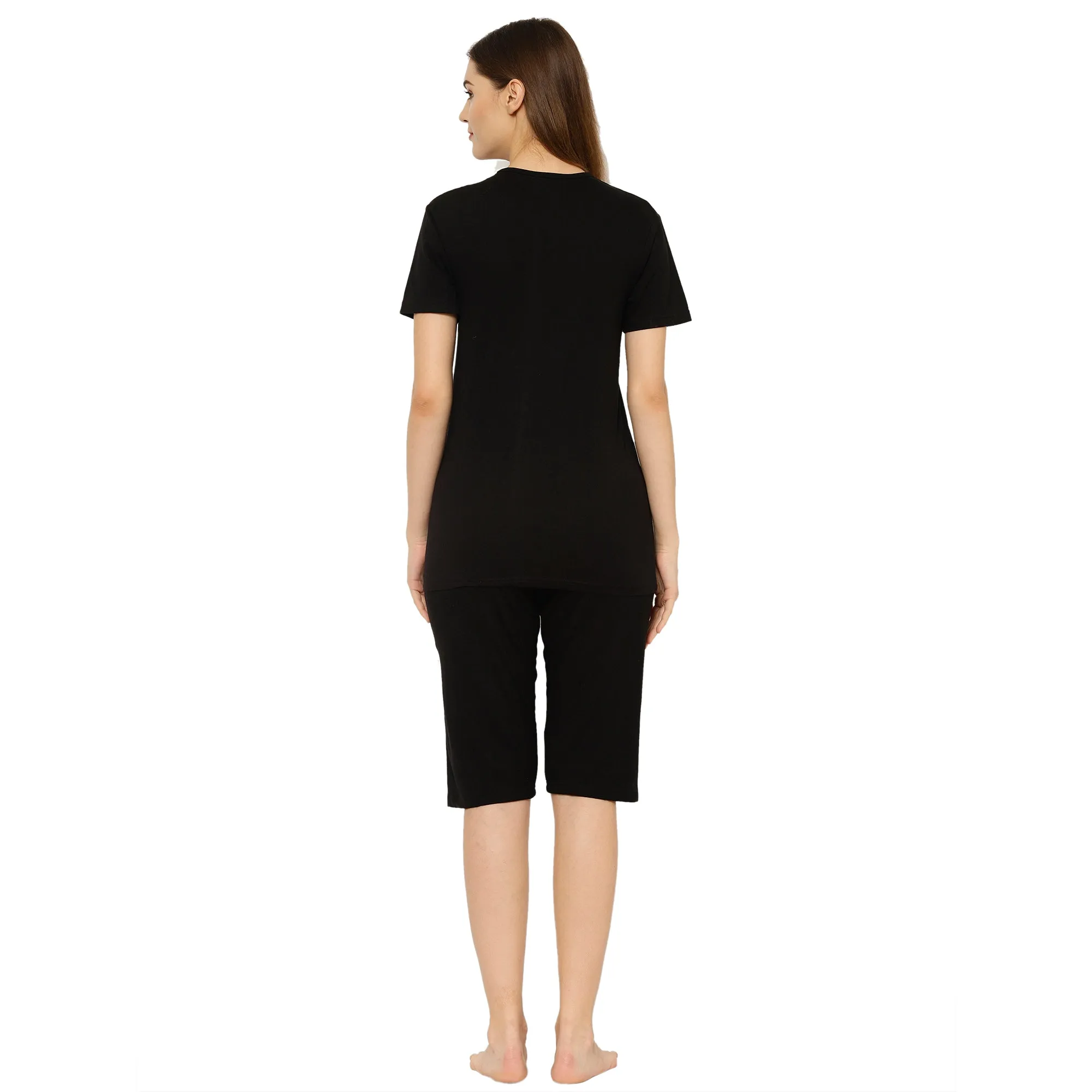 Vimal Jonney Black Women's Night Suit