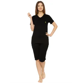 Vimal Jonney Black Women's Night Suit
